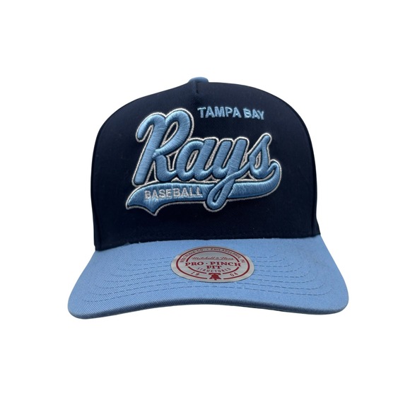 Mitchell & Ness Other - NWT Mitchell and Ness Tampa Bay Rays Baseball Snapback Hat Navy Blue OSFA NWT